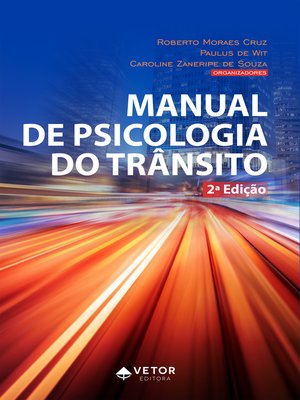 cover image of Manual de psicologia do trânsito